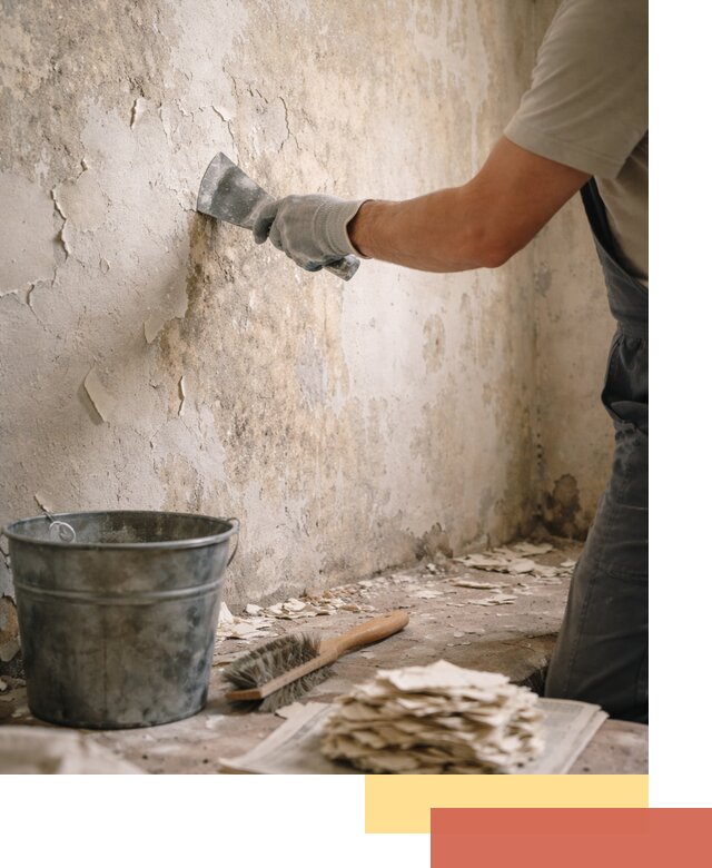 Удаление старой краски со стен в Чебоксарах качественно и быстро