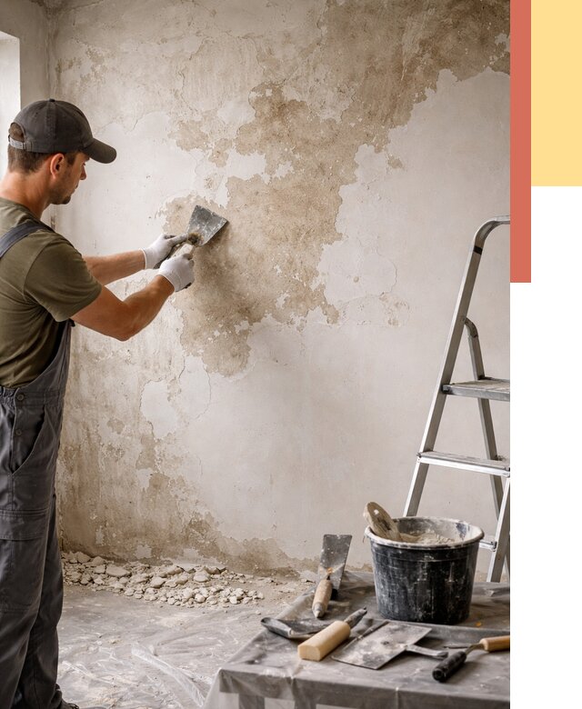 Снятие старой шпаклевки в Чебоксарах от 1903 руб. — быстро и недорого | ОТДЕЛОЧНИК-Чбк