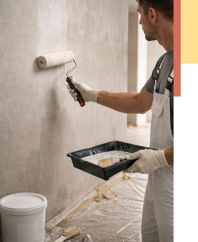 Грунтовка стен в Чебоксарах от 2262 руб. м2 — быстро, недорого, с материалом | ОТДЕЛОЧНИК-Чбк