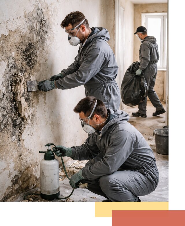 Удаление плесени со стен профессионально в Чебоксарах