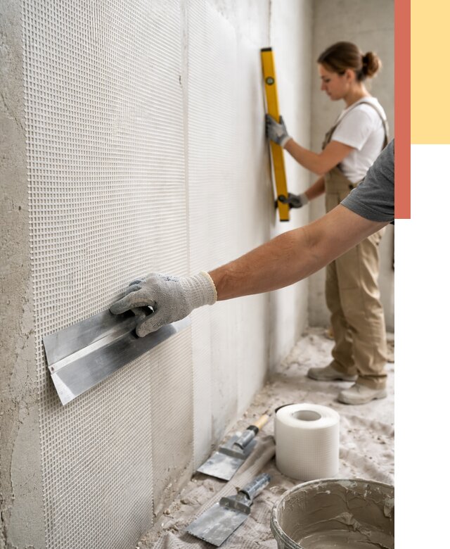 Армирование стен стеклосеткой в Чебоксарах от 3291 руб. под ключ | ОТДЕЛОЧНИК-Чбк