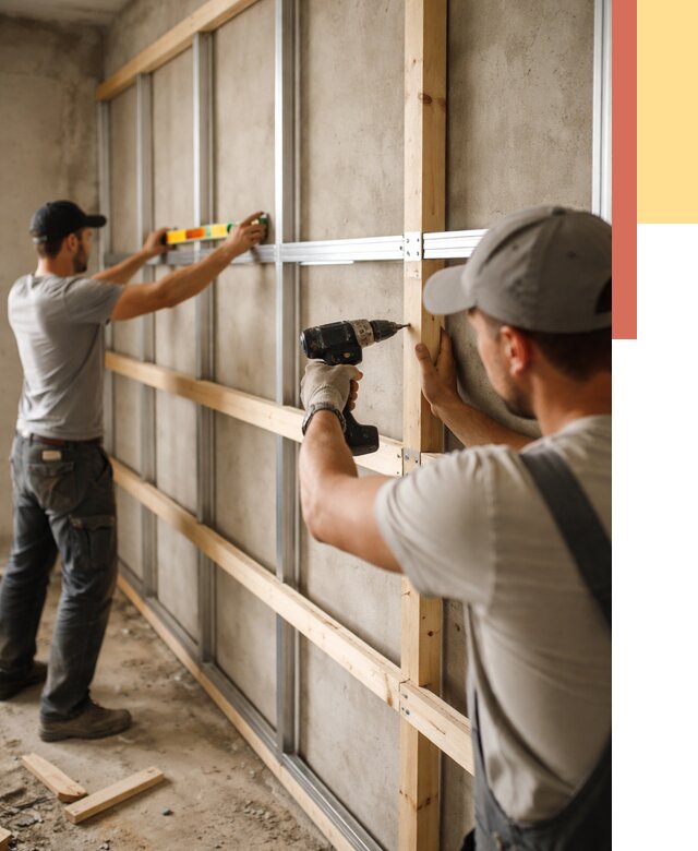 Устройство обрешетки под панели в Чебоксарах от 2160 руб. — монтаж под ключ | ОТДЕЛОЧНИК-Чбк