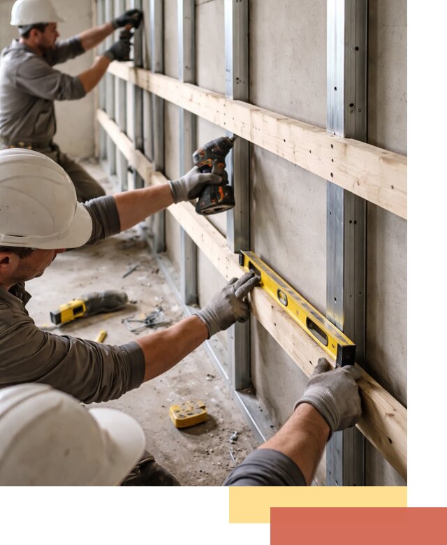 Устройство обрешетки под панели в Чебоксарах