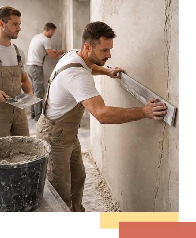 Штукатурка стен без маяков в Чебоксарах быстро и качественно