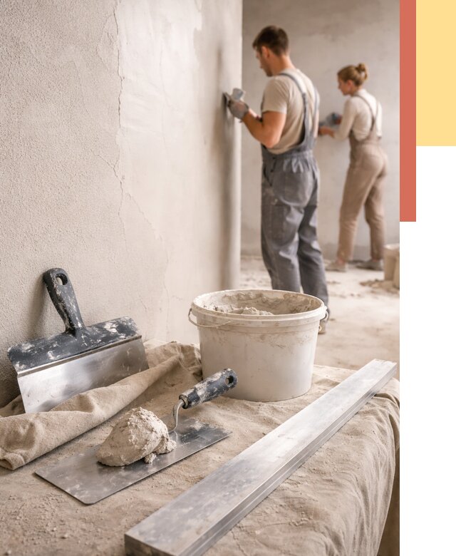 Штукатурка стен гипсовая в Чебоксарах от 4628 руб/м2 — быстро и недорого | ОТДЕЛОЧНИК-Чбк