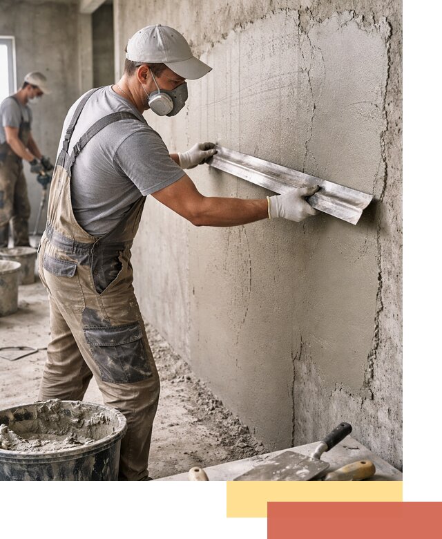 Штукатурка бетонных стен в Чебоксарах качественно и долговечно