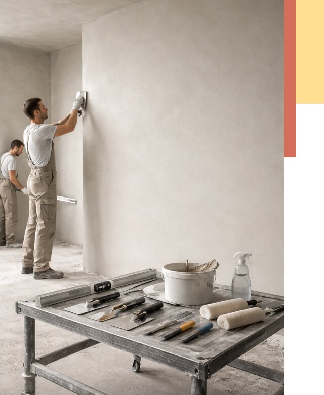 Штукатурка стен под покраску в Чебоксарах от 4628 руб./м² — качественно и недорого | ОТДЕЛОЧНИК-Чбк