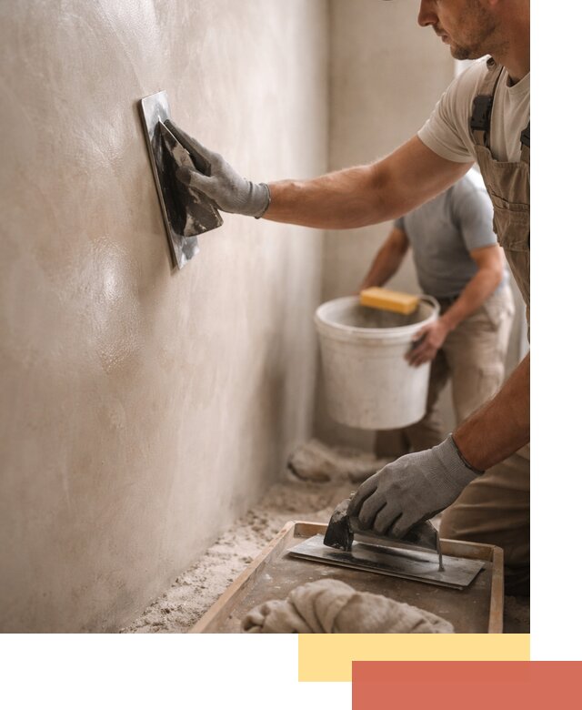Нанесение марокканской штукатурки таделакт в Чебоксарах
