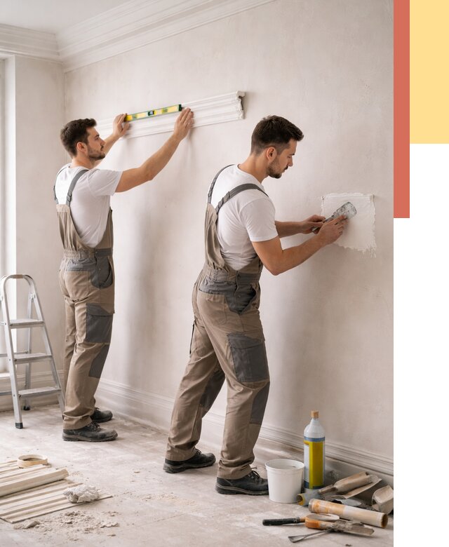 Монтаж лепнины на стены в Чебоксарах от 4628 руб. — недорого, быстро | ОТДЕЛОЧНИК-Чбк