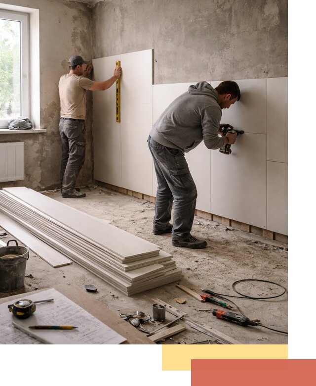 Монтаж ПВХ панелей на стены в Чебоксарах качественно и быстро