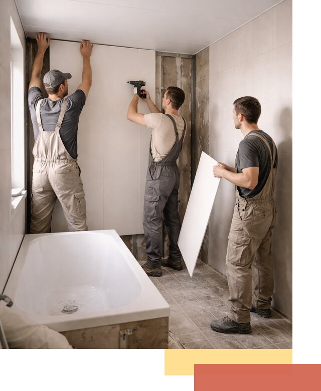 Отделка ванной панели ПВХ профессионально в Чебоксарах