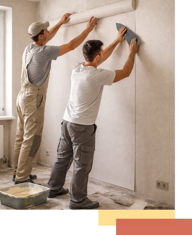 Поклейка виниловых обоев в Чебоксарах профессионально и качественно