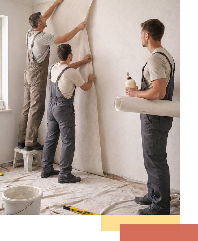 Оклейка стен обоями в Чебоксарах — качественно и профессионально