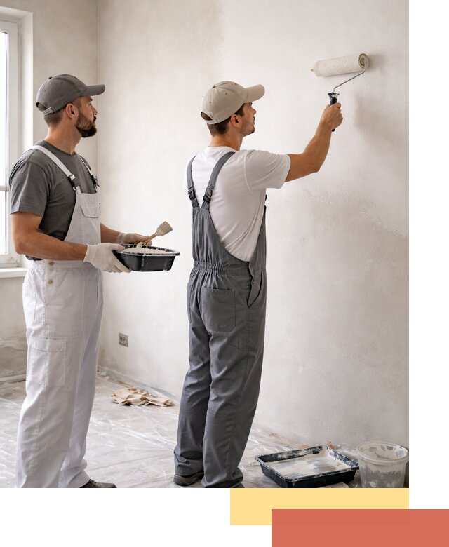 Покраска стен водоэмульсионной краской в Чебоксарах