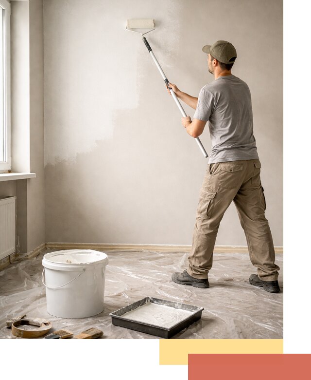 Покраска стен латексной краской в Чебоксарах качественно и быстро