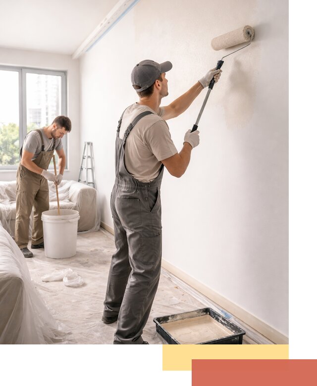 Покраска стен в офисе в Чебоксарах — быстрый и качественный ремонт