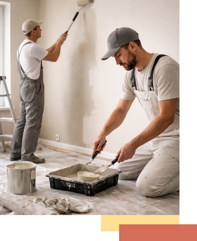 Покраска стен в квартире в Чебоксарах — профессионально и аккуратно