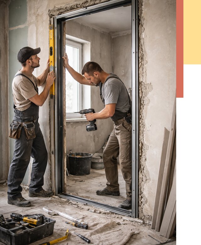 Закладка дверного проема в Чебоксарах от 3599 руб. — быстро и недорого | ОТДЕЛОЧНИК-Чбк