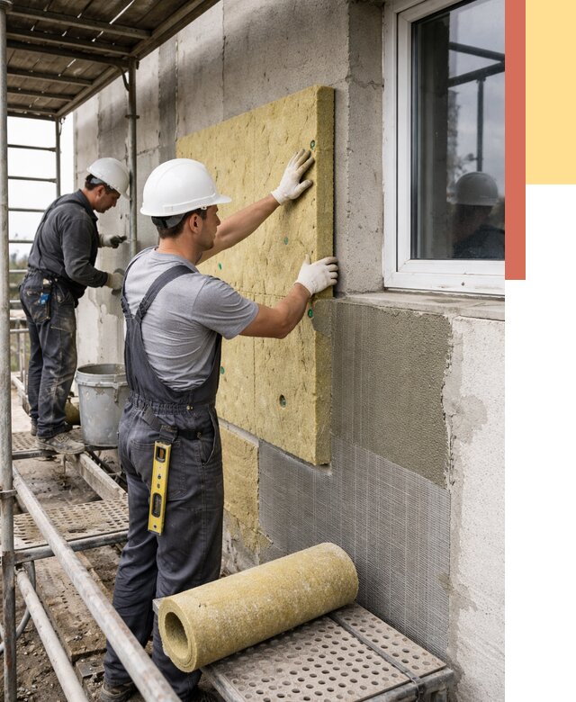 Утепление стен в Чебоксарах от 4422 руб. под ключ — быстро и недорого | ОТДЕЛОЧНИК-Чбк