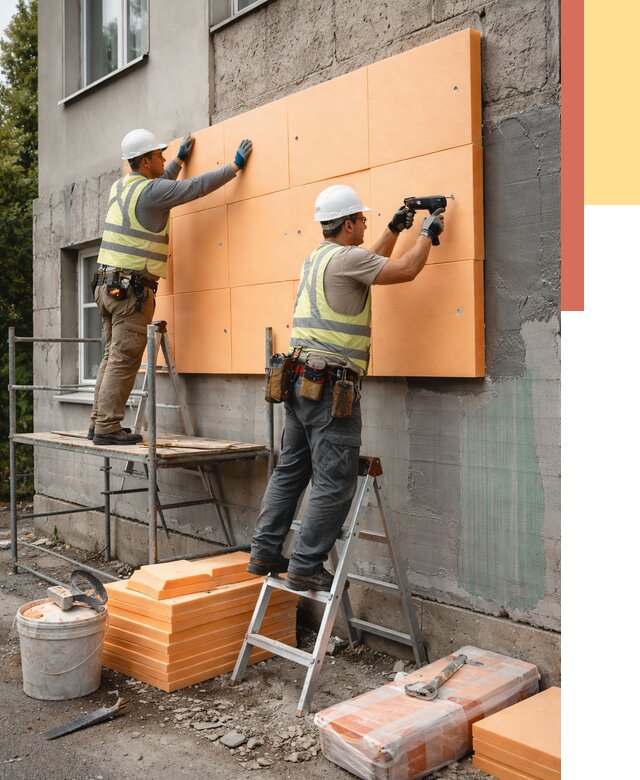 Утепление стен пеноплексом в Чебоксарах от 1903 руб./м2 — быстро и недорого | ОТДЕЛОЧНИК-Чбк