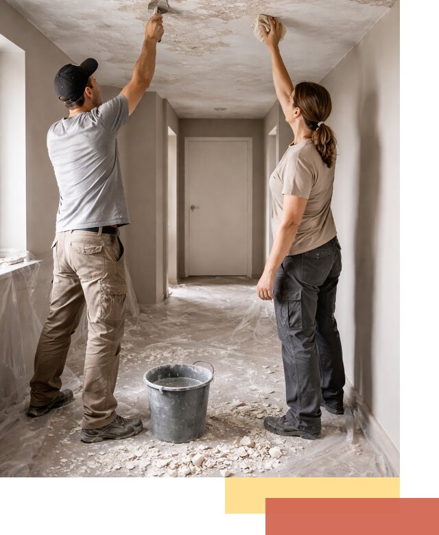 Удаление побелки с потолка в Чебоксарах — быстро и аккуратно