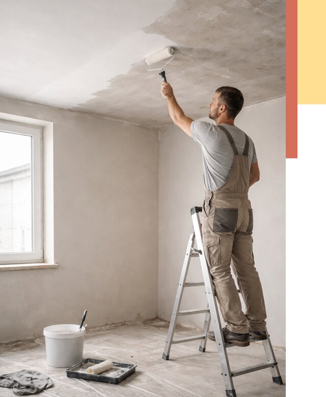 Грунтовка потолка в Чебоксарах от 2571 руб. — быстро и недорого | ОТДЕЛОЧНИК-Чбк