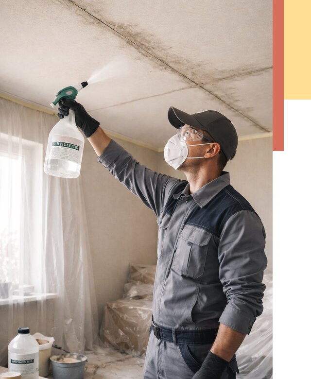 Антисептическая обработка потолка в Чебоксарах от 2571 руб. | ОТДЕЛОЧНИК-Чбк