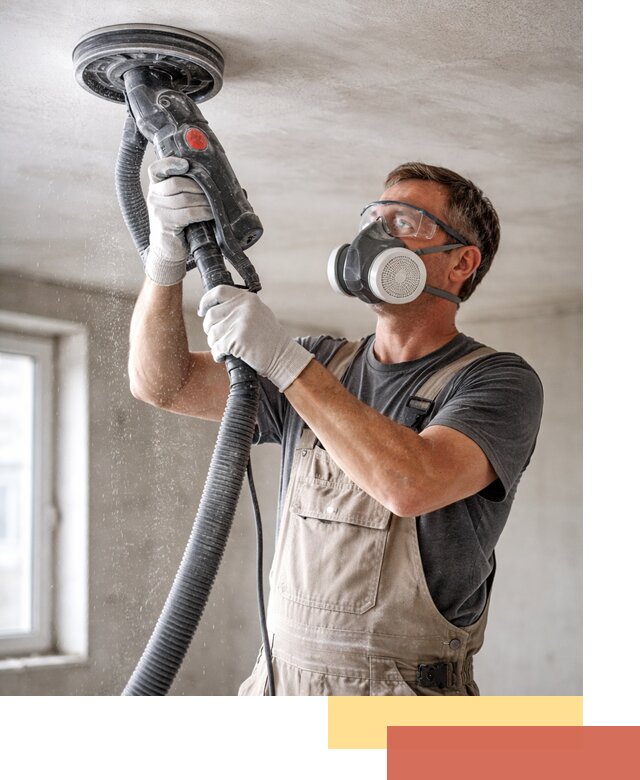 Шлифовка потолка в Чебоксарах — качественная подготовка под отделку