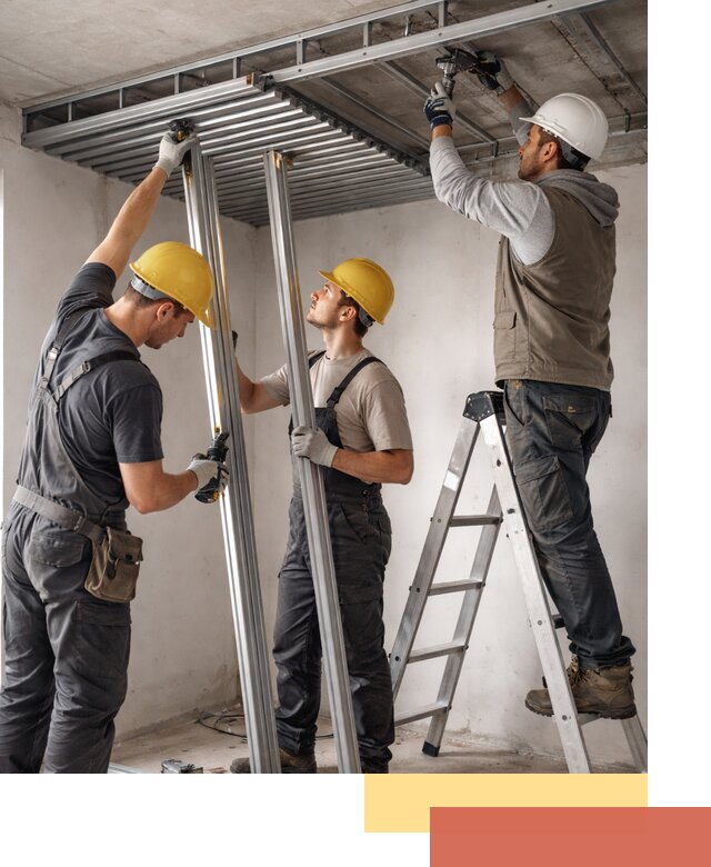 Монтаж реечного потолка под ключ в Чебоксарах