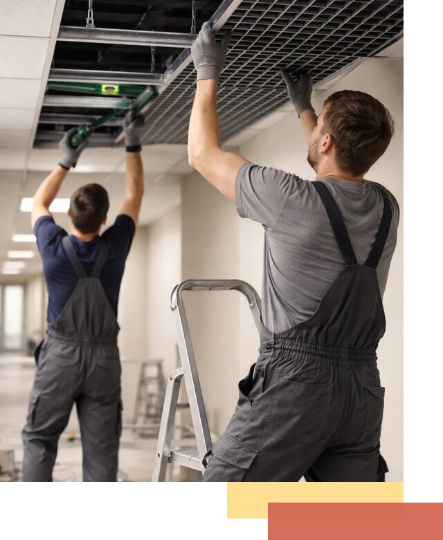 Монтаж потолка Грильято в Чебоксарах: установка под ключ качественно