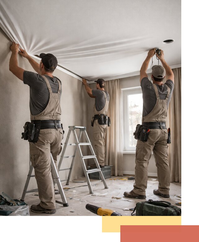 Монтаж матового натяжного потолка в Чебоксарах качественно и быстро