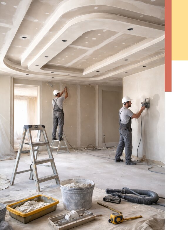 Многоуровневый потолок из гипсокартона в Чебоксарах от 771 руб. под ключ | ОТДЕЛОЧНИК-Чбк