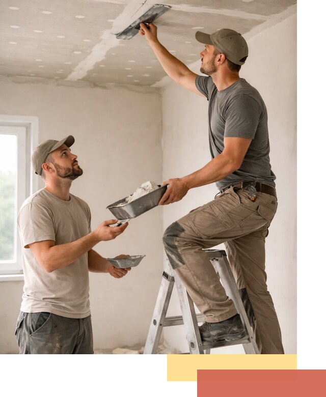 Шпаклевка потолка из гипсокартона в Чебоксарах качественно и быстро