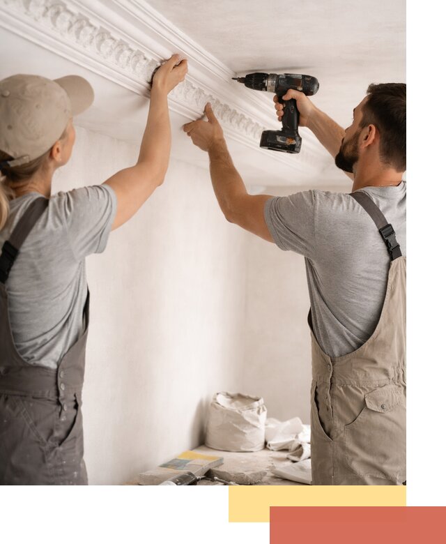 Профессиональный монтаж лепнины на потолок в Чебоксарах