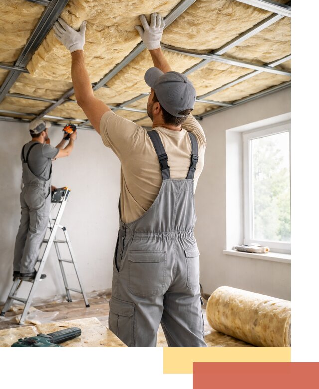 Утепление потолка под ключ в Чебоксарах качественно и быстро