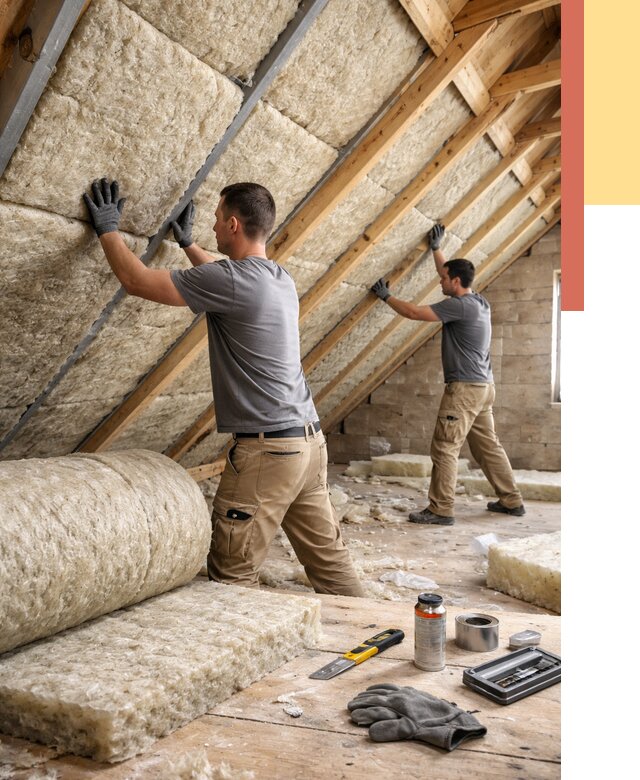 Утепление потолка минватой в Чебоксарах от 1491 руб. — быстро и недорого | ОТДЕЛОЧНИК-Чбк