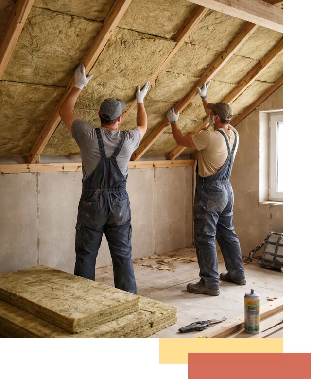 Утепление потолка минеральной ватой в Чебоксарах