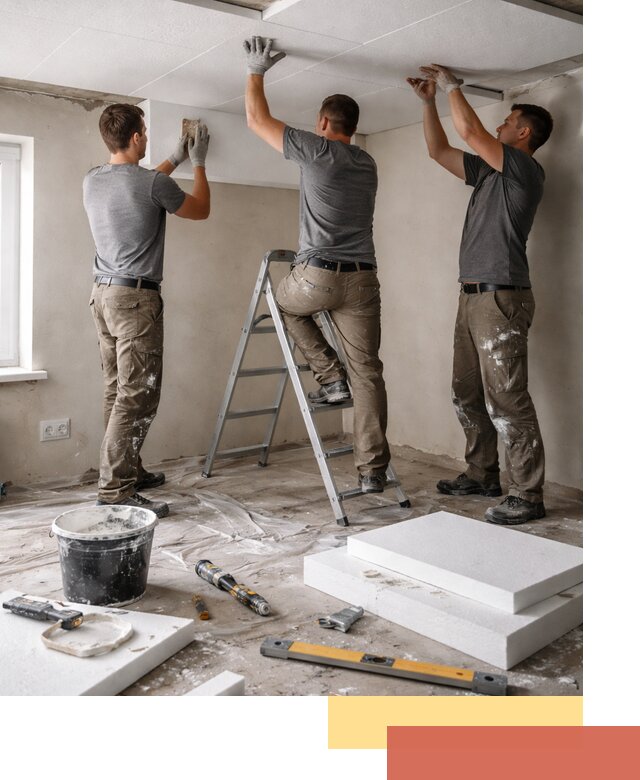 Утепление потолка пенопластом в Чебоксарах быстро и качественно